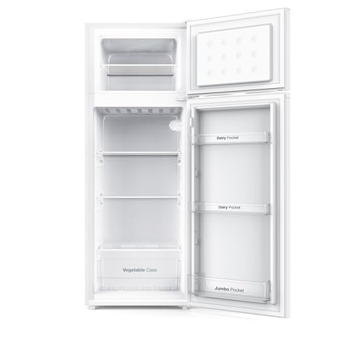 VOK Frigorífico 2 Puertas 206L Blanco LED Clase E Compacto