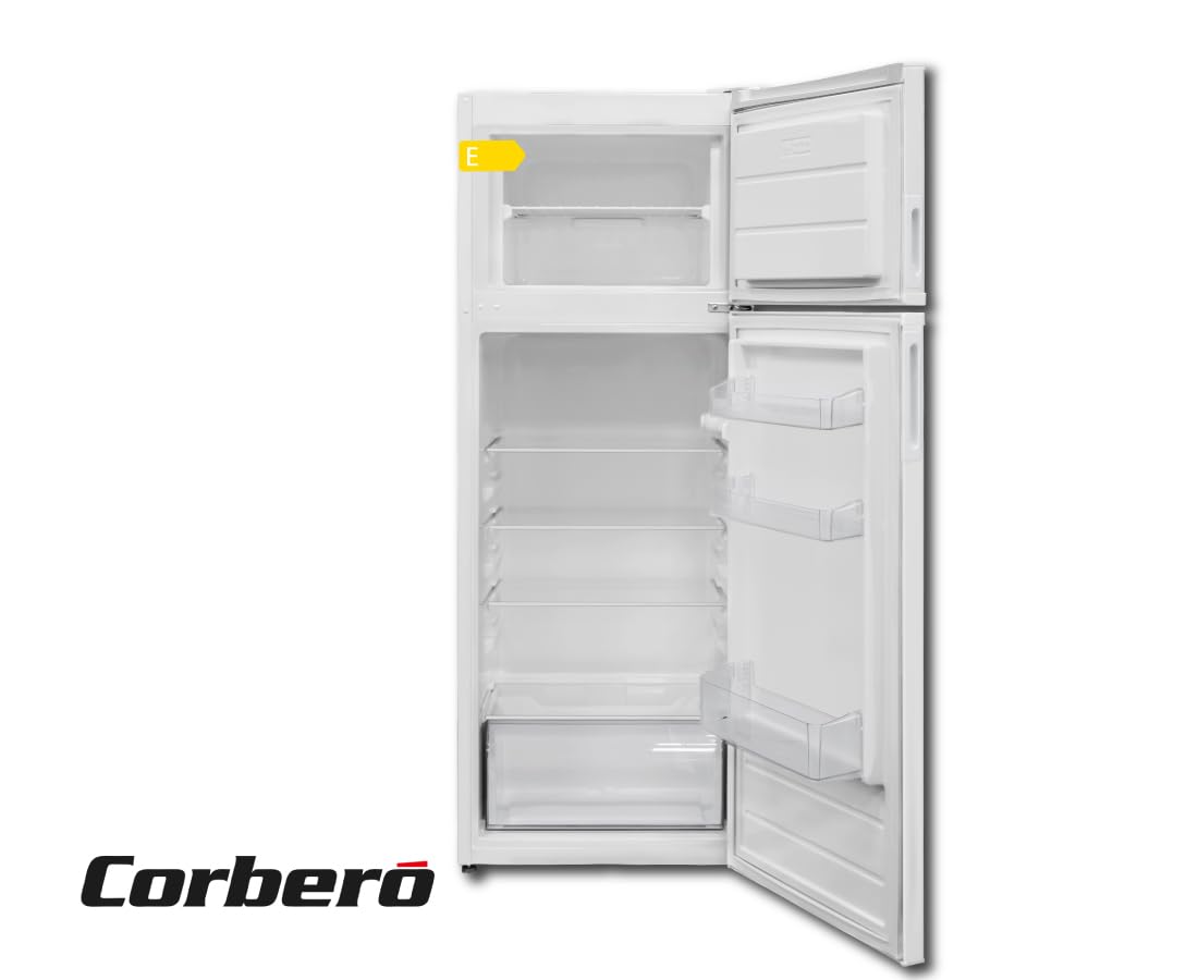 Corbero Frigorífico 2 Puertas 212L Blanco E Luz Interior