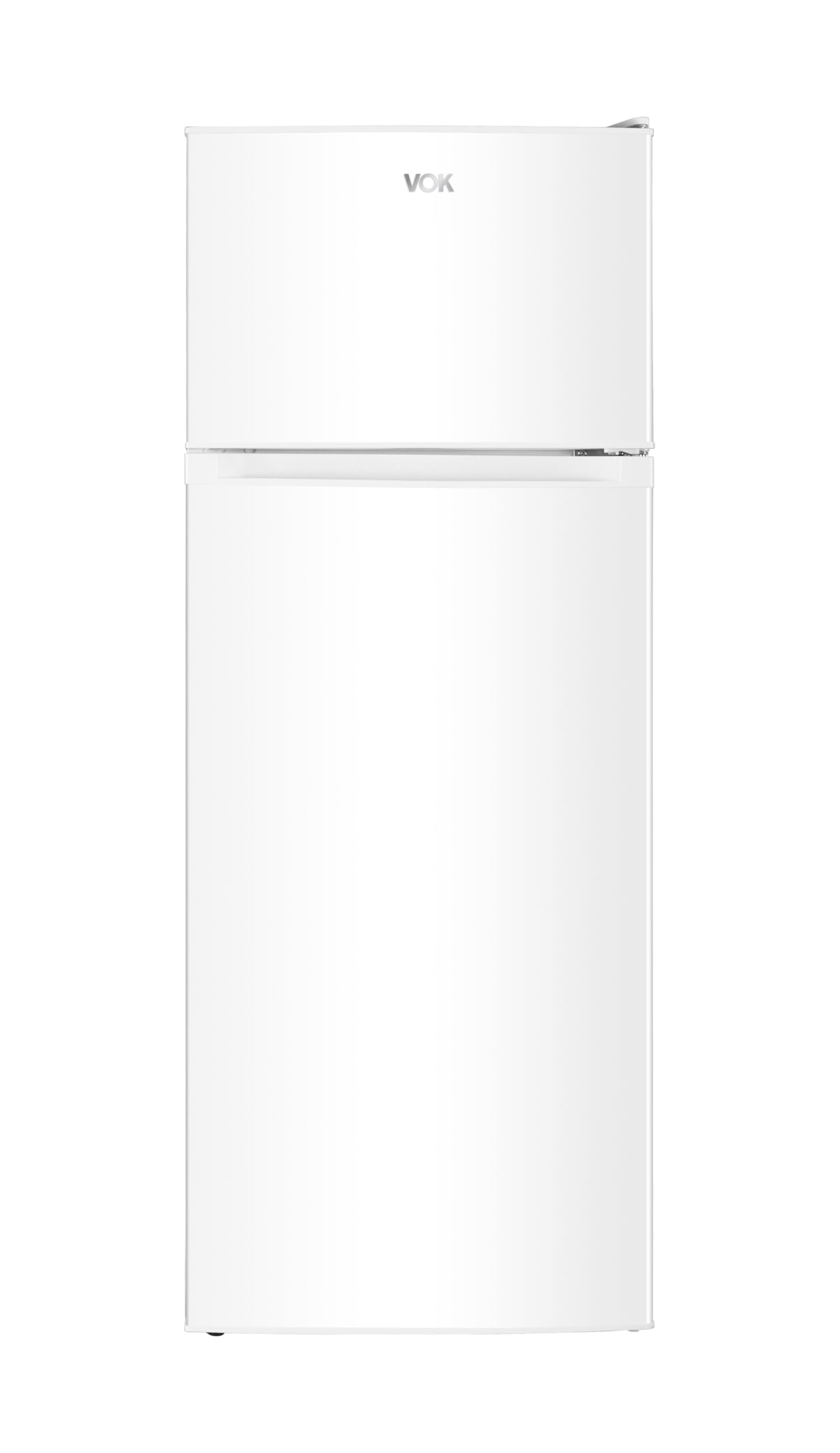 VOK Frigorífico 2 Puertas 206L Blanco LED Clase E Compacto