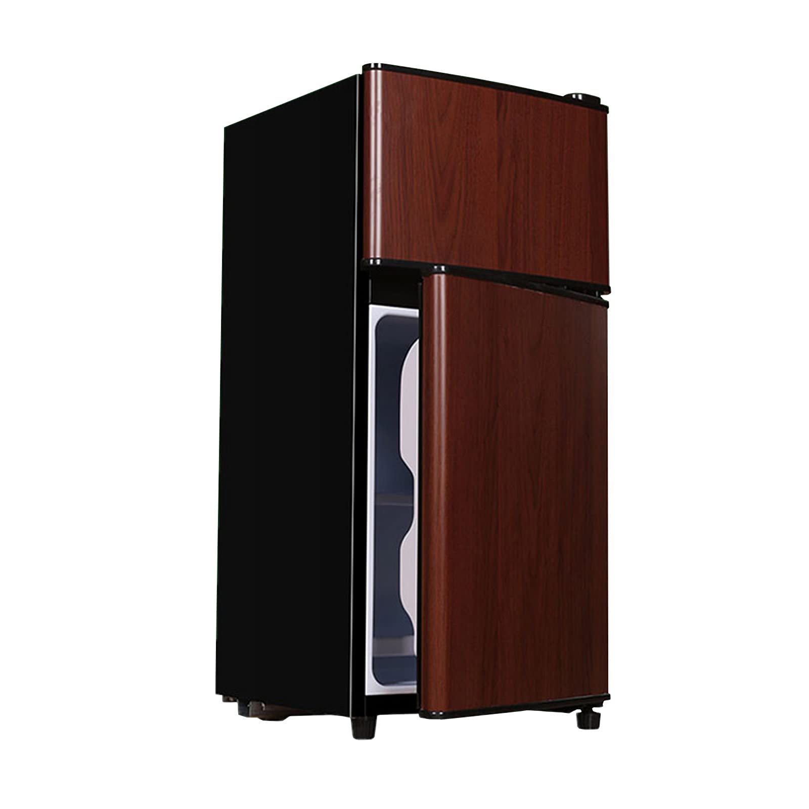 Mini Refrigerador 42L Ahorro Energía Silencioso Madera
