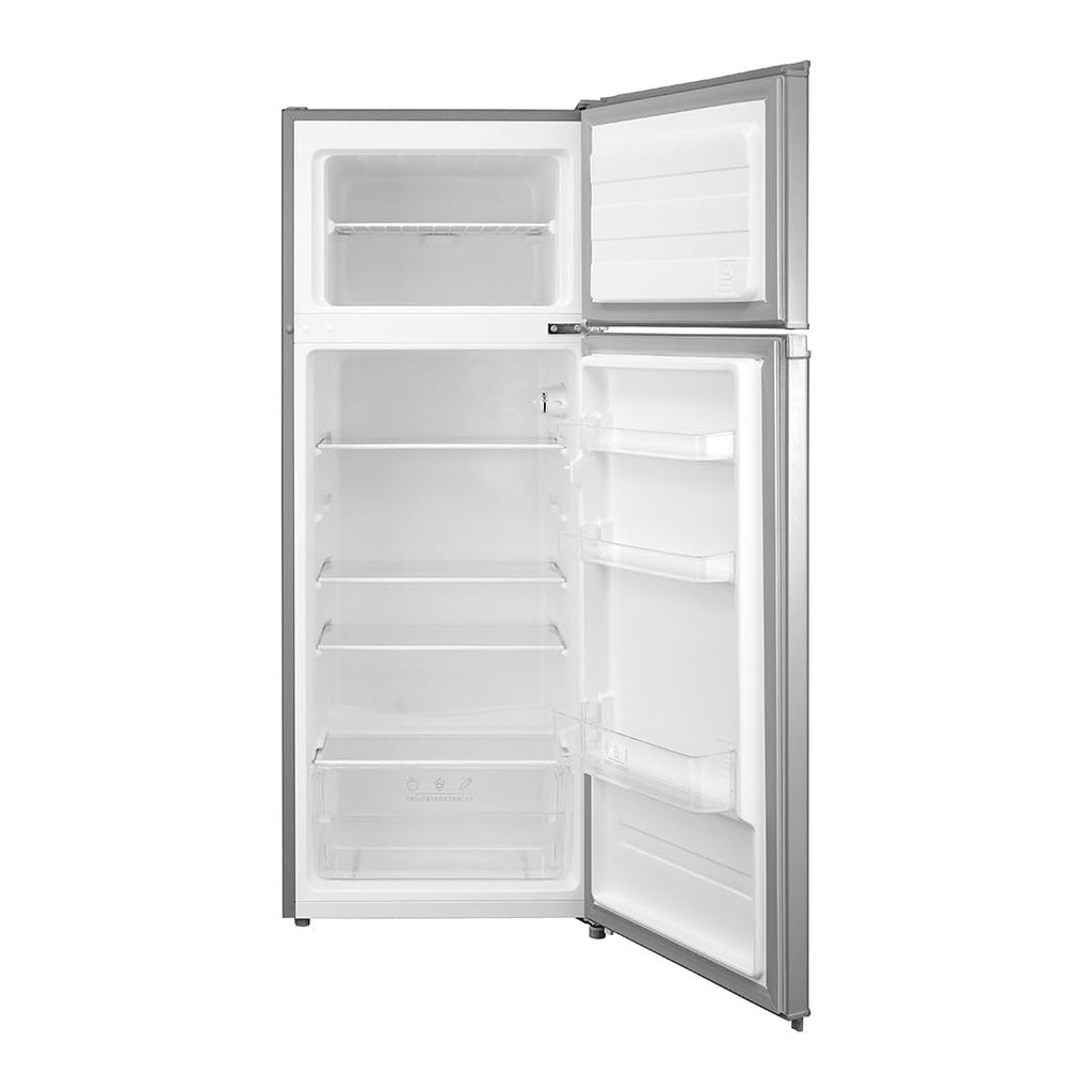Hyundai Frigorífico 2 Puertas 204L Inox Clase E Silencioso