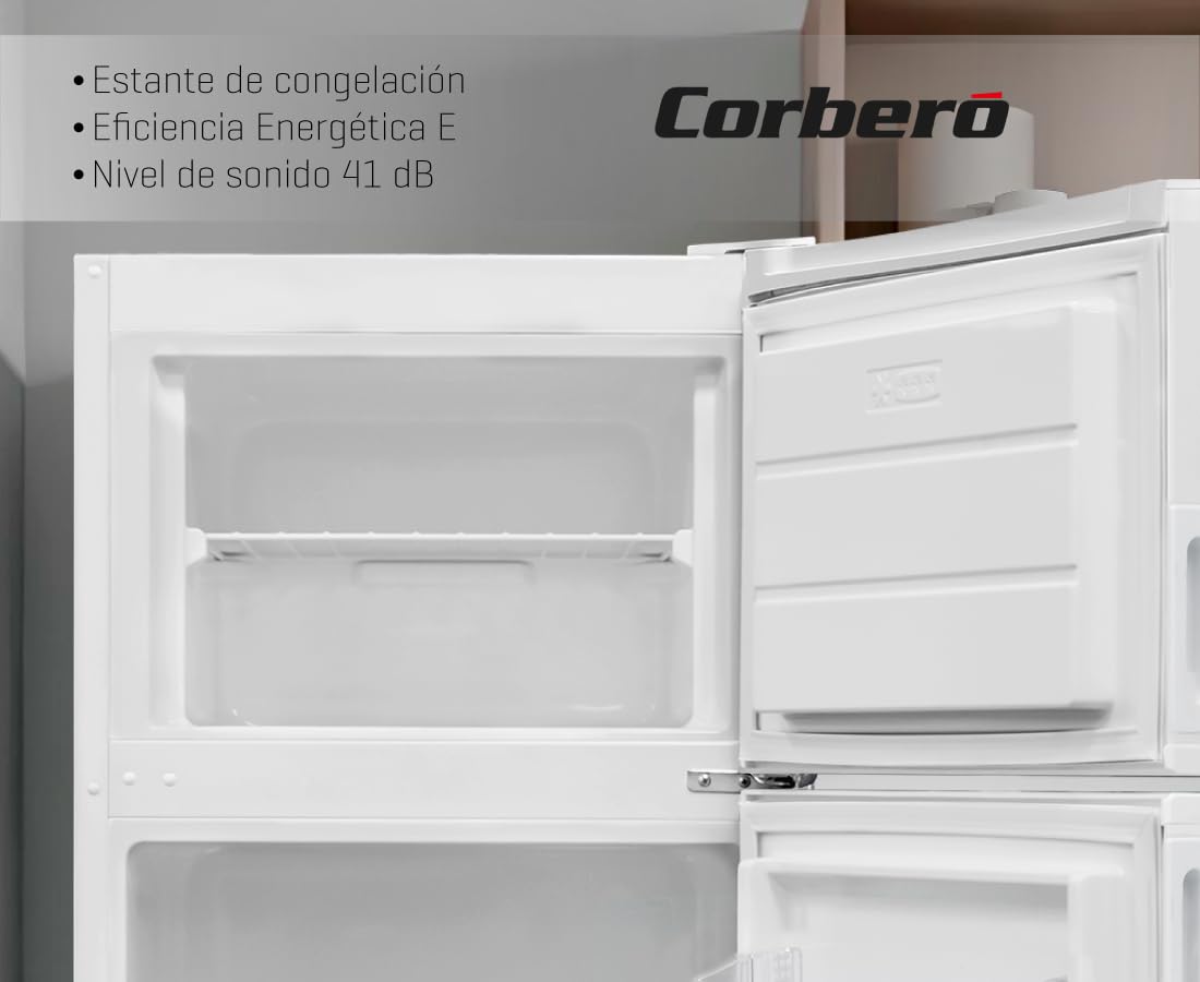 Corbero Frigorífico 2 Puertas 212L Blanco E Luz Interior