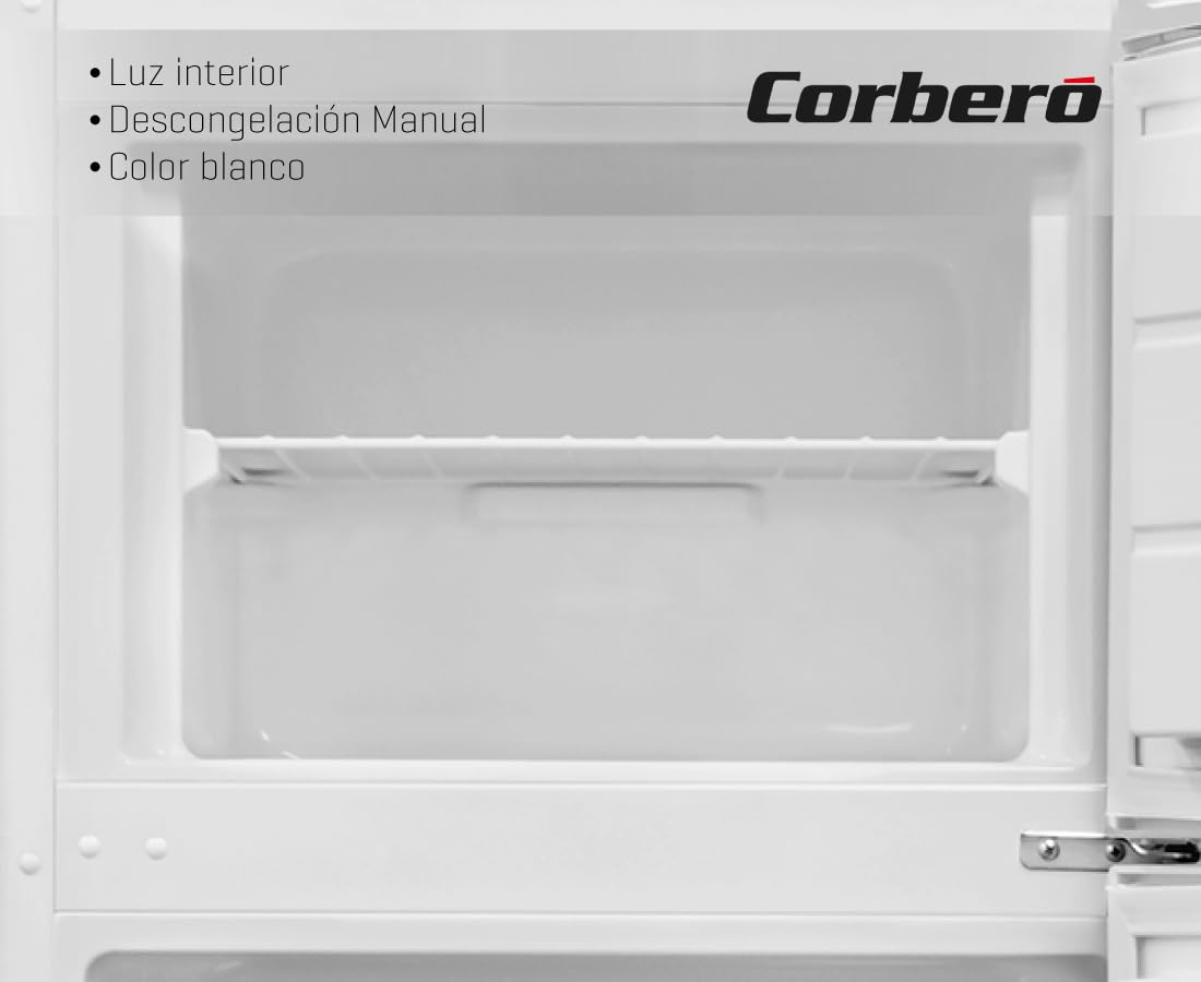 Corbero Frigorífico 2 Puertas 212L Blanco E Luz Interior