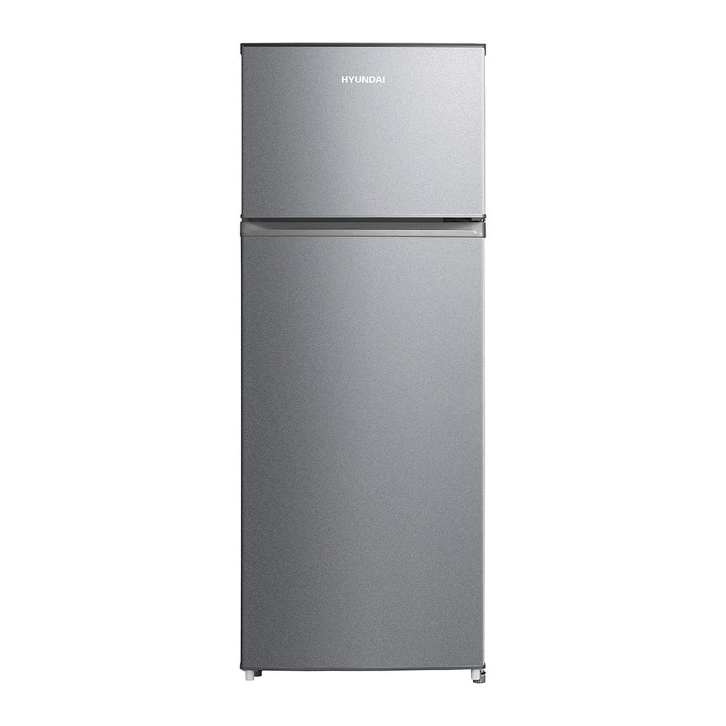Hyundai Frigorífico 2 Puertas 204L Inox Clase E Silencioso