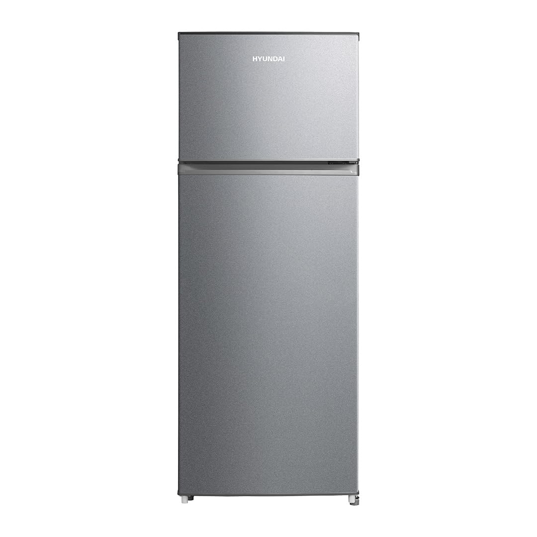 Hyundai Frigorífico 2 Puertas 204L Inox Clase E Silencioso
