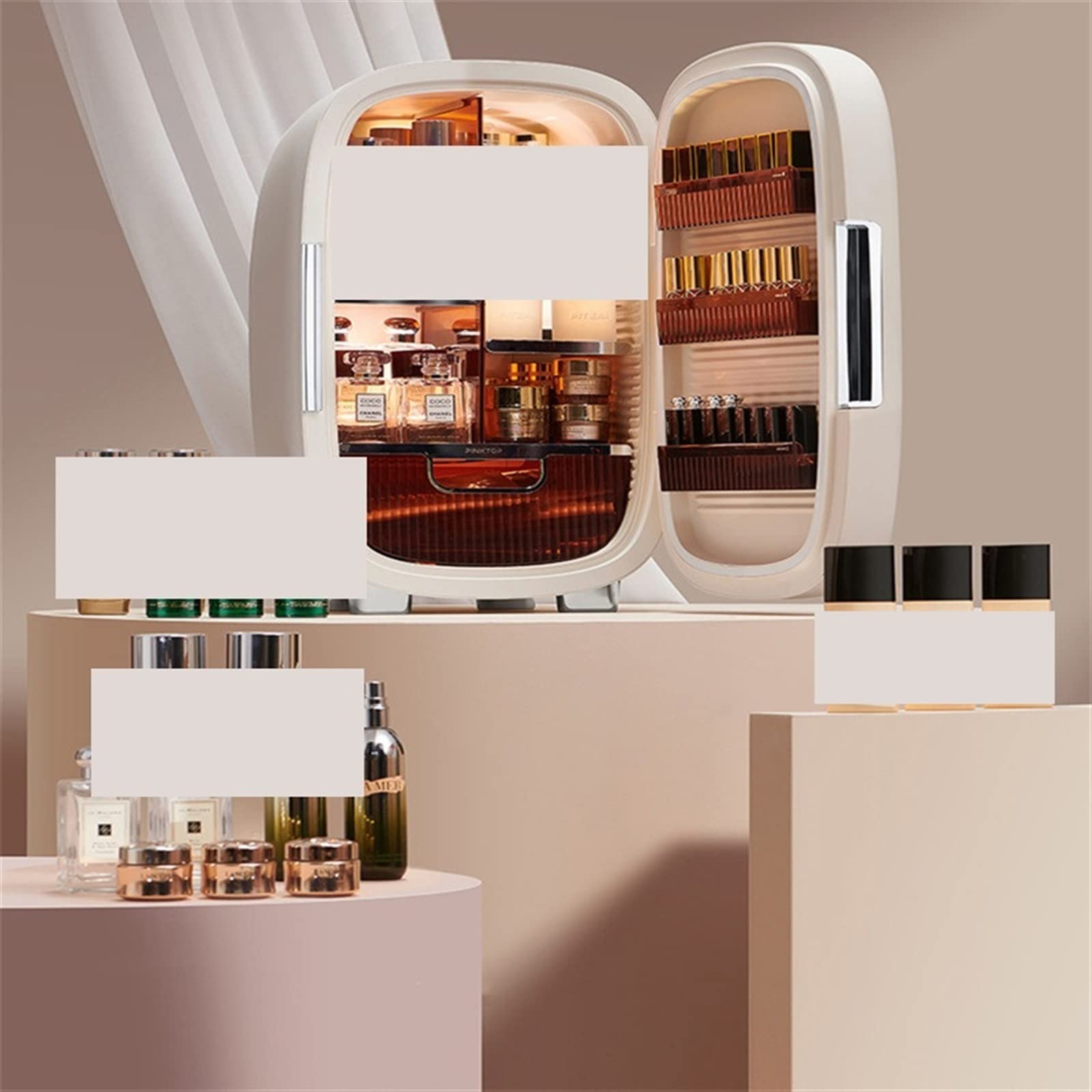 DieffematicBX Mini Nevera 12L Refrigerador Cosmético Belleza