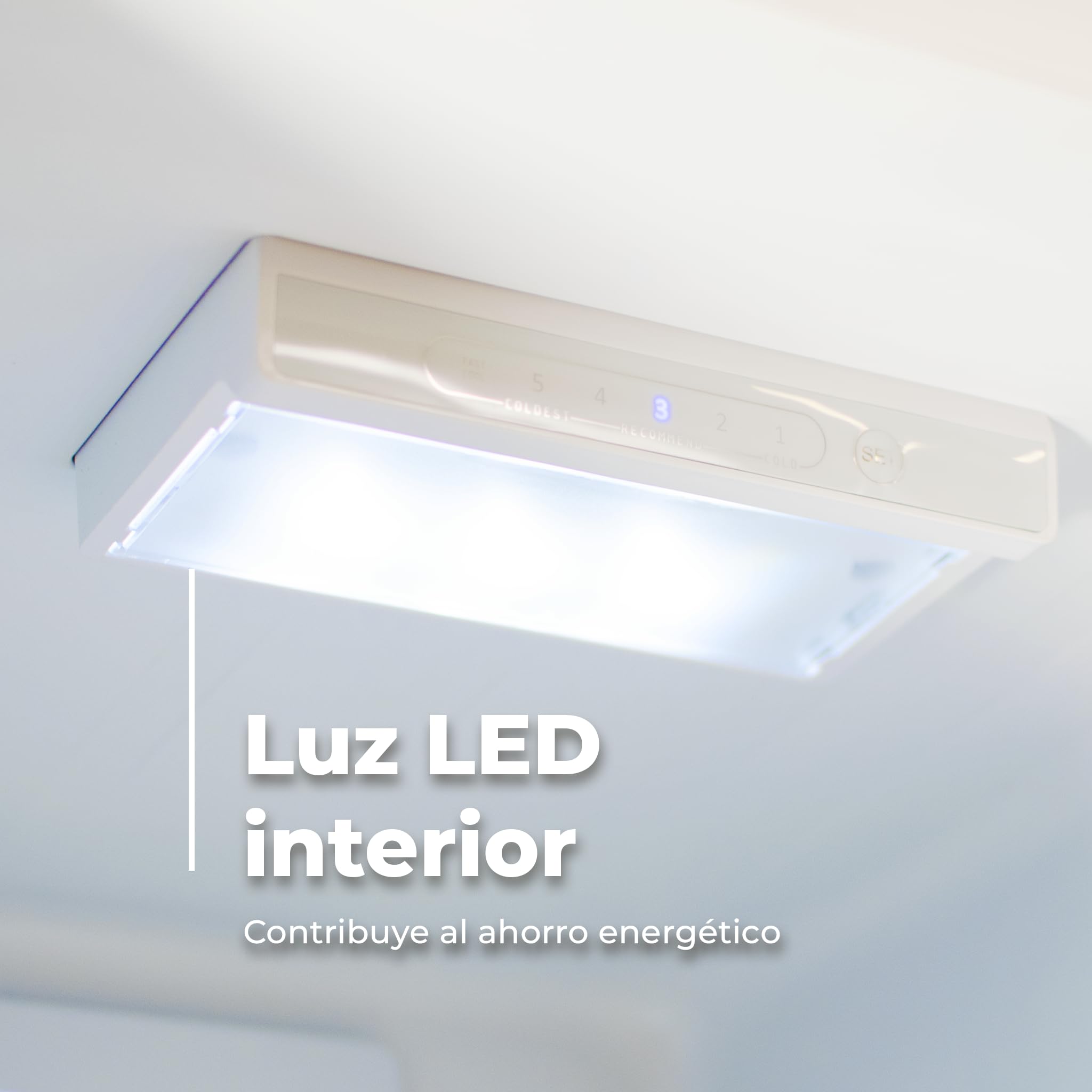 EVVO Frigorífico Combi 250L No Frost Inox Inverter LED