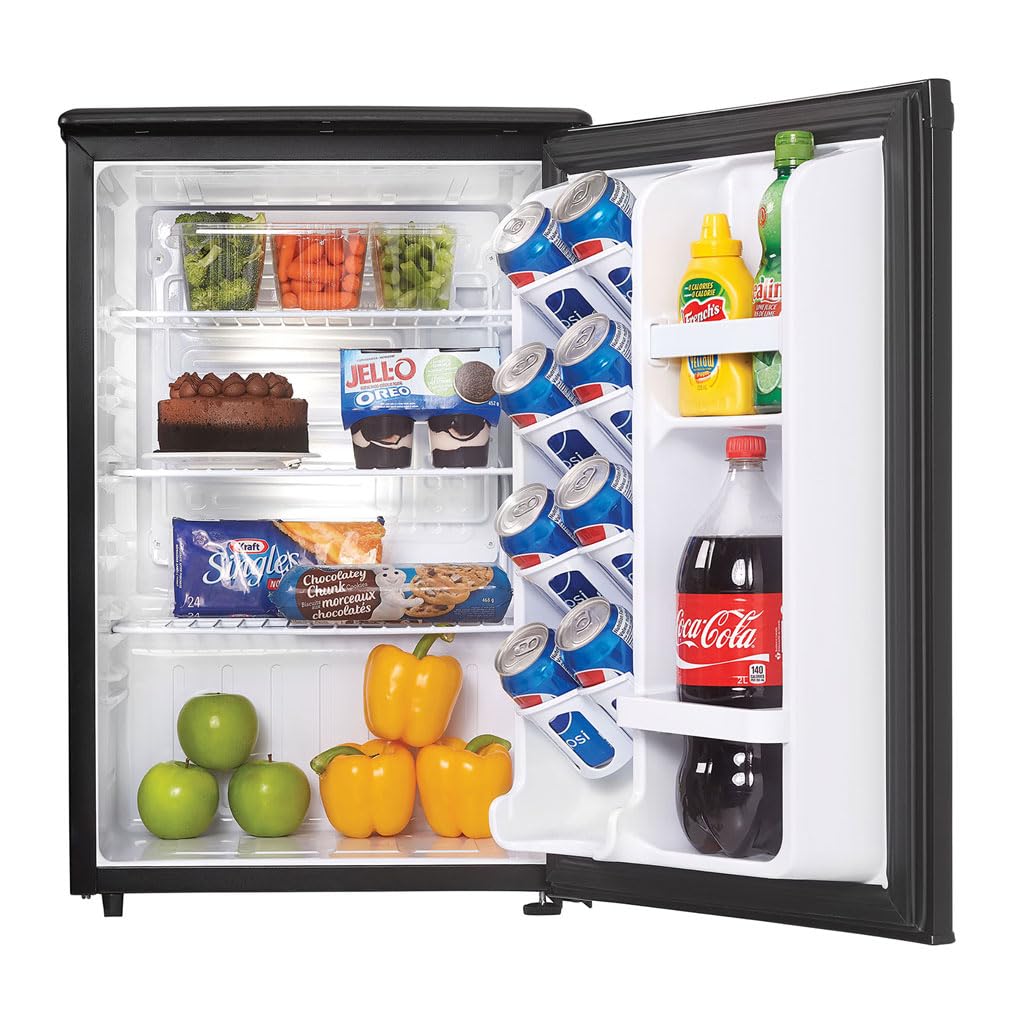 Danby Mini Nevera 74L Compacta Dormitorio Oficina Negro E-Star