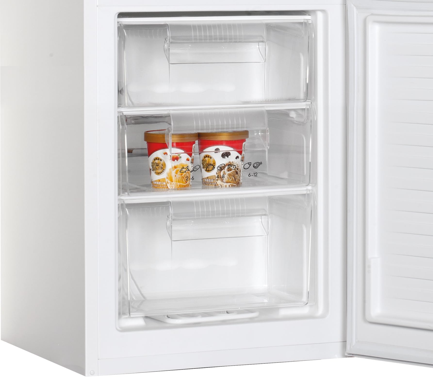 Candy Frigorífico Combi 252L Blanco LED 41dB 55cm
