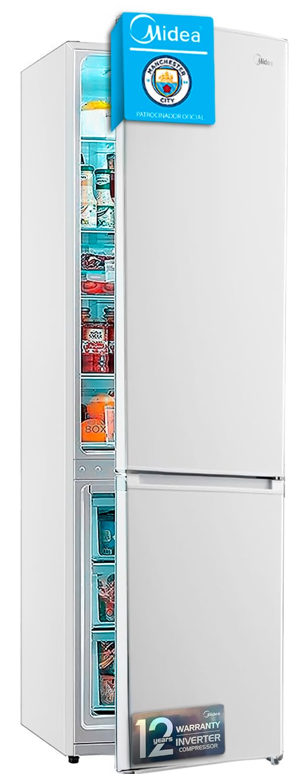 Midea Frigorífico Combi No Frost 270L Blanco Bajo Consumo