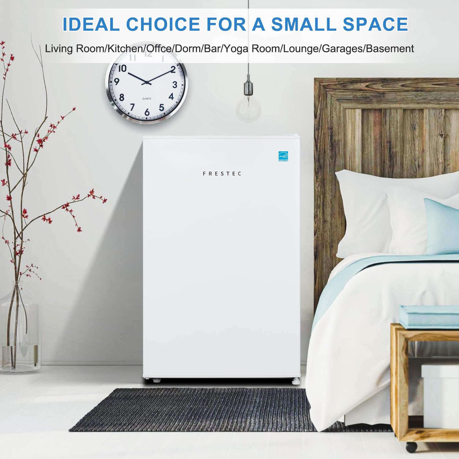 FRESTEC Mini refrigerador de 4.5 CU'