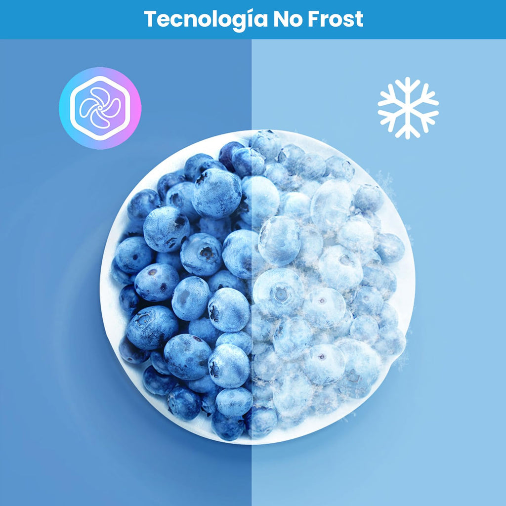 Comfee Frigorífico Americano 460L No Frost Inverter Inox